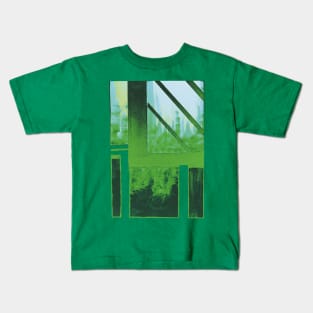 Verdant Spring Cityscape Kids T-Shirt